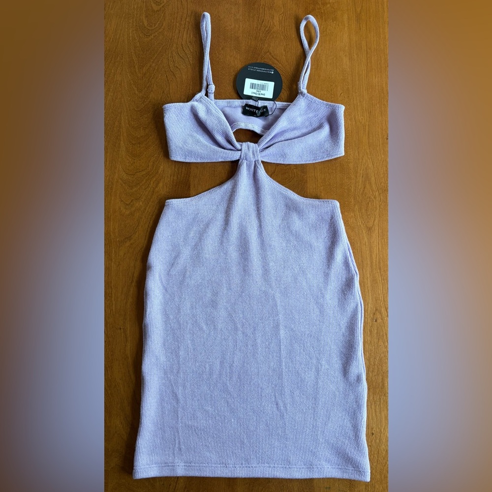 White Fox Dress! Perfect for sorority function!